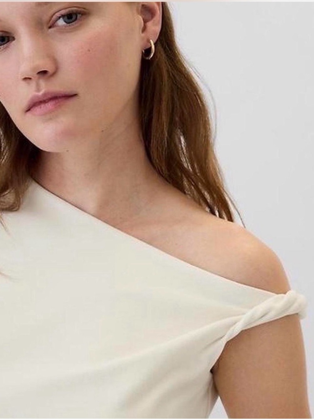 Gap Stretch Jersey One Shoulder Top